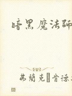 暗黑魔法师封面