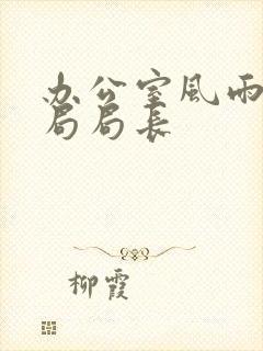 办公室风雨教育局局长封面