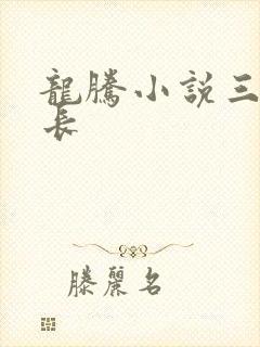 龙腾小说三宝局长