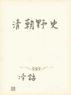清朝野史