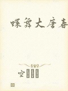 蝶舞大唐春封面