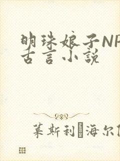 明珠娘子NPC古言小说