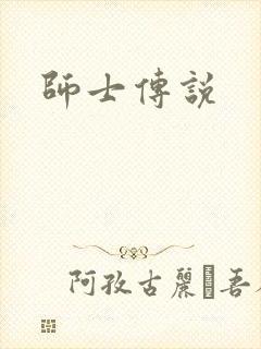 师士传说封面