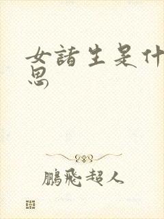 女诸生是什么意思