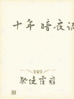 十年 暗夜流光