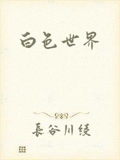白色世界封面