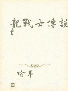 龙战士传说txt封面