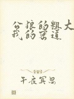 公狼的粗大挺进我的密道