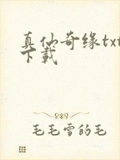 真仙奇缘txt下载封面