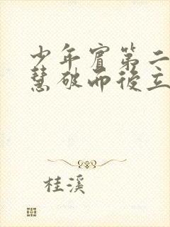 少年宾第二部珏慧破而后立