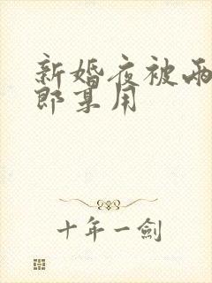 新婚夜被两个伴郎享用