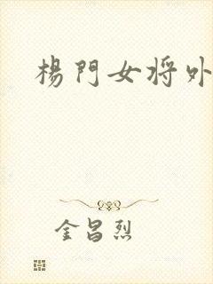 杨门女将外传封面