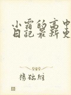 小霜的高中成长日记最新更新