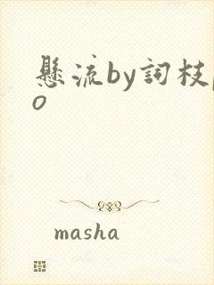 悬流by词枝po封面