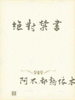 绝对禁书封面