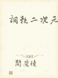 调教二次元封面