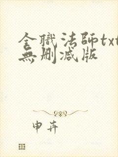 全职法师txt无删减版