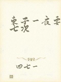 东子一夜要白洁七次封面