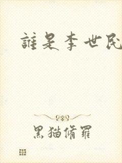 谁是李世民封面