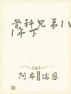 骨科兄弟1 V1年下