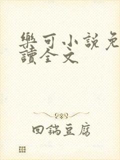 乐可小说免费阅读全文