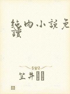 纯肉小说免费阅读