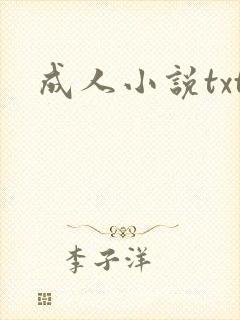 成人小说txt