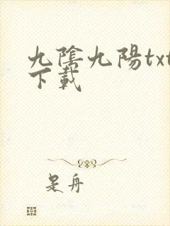 九阴九阳txt下载封面