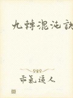 九转混沌诀封面