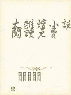 大杂烩小说全集阅读免费