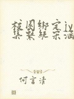 校园绑定jy收集系统宋涵笔趣阁封面