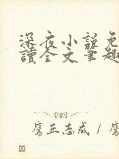 深夜小说免费阅读全文笔趣阁