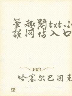 笔趣阁txt小说网站入口封面