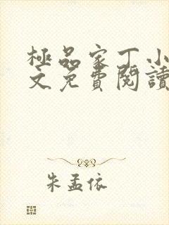 极品家丁小说全文免费阅读笔趣阁