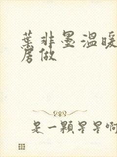 叶非墨温暖在厨房做