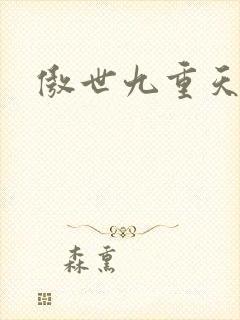 傲世九重天小说