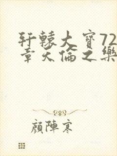 轩辕大宝720章天伦之乐封面