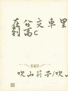 在公交车里c弄到高c