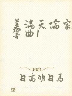 美满天伦家庭交响曲1封面