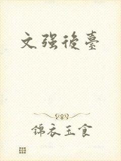 文强后台封面