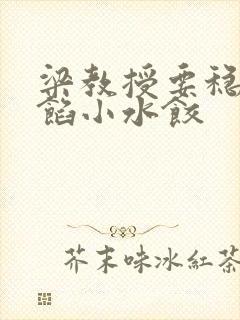 梁教授要稳住肉馅小水饺