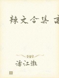 辣文合集 高h