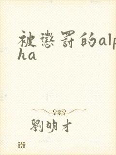 被惩罚的alpha