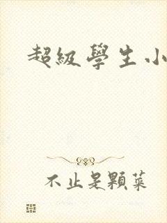 超级学生小说封面