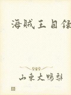 海贼王目录