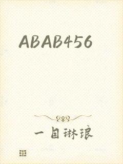 ABAB456封面