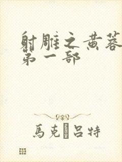 射雕之黄蓉新传第一部