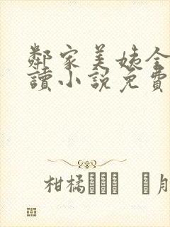 邻家美姨全文阅读小说免费