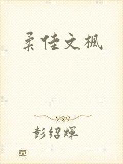 柔佳文枫封面