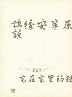 锦绣安宁原著小说